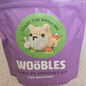 Woobles Beginner Crochet Kit - Toast the Shiba Inu